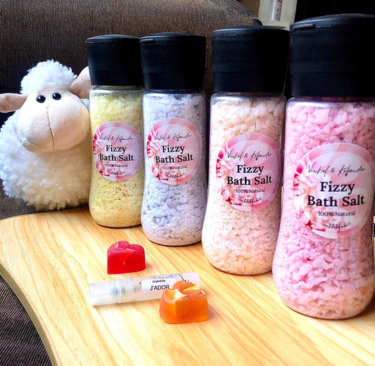 Fizzy Bath Salt Grinder - Vanilla